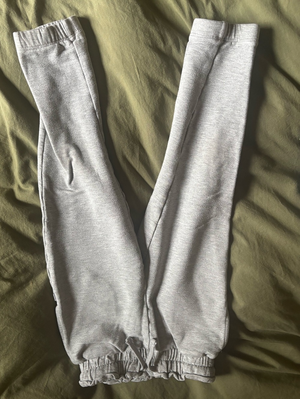 Little Sleepies Heather Gray Kids Sweatpants with Elastic Cuffs